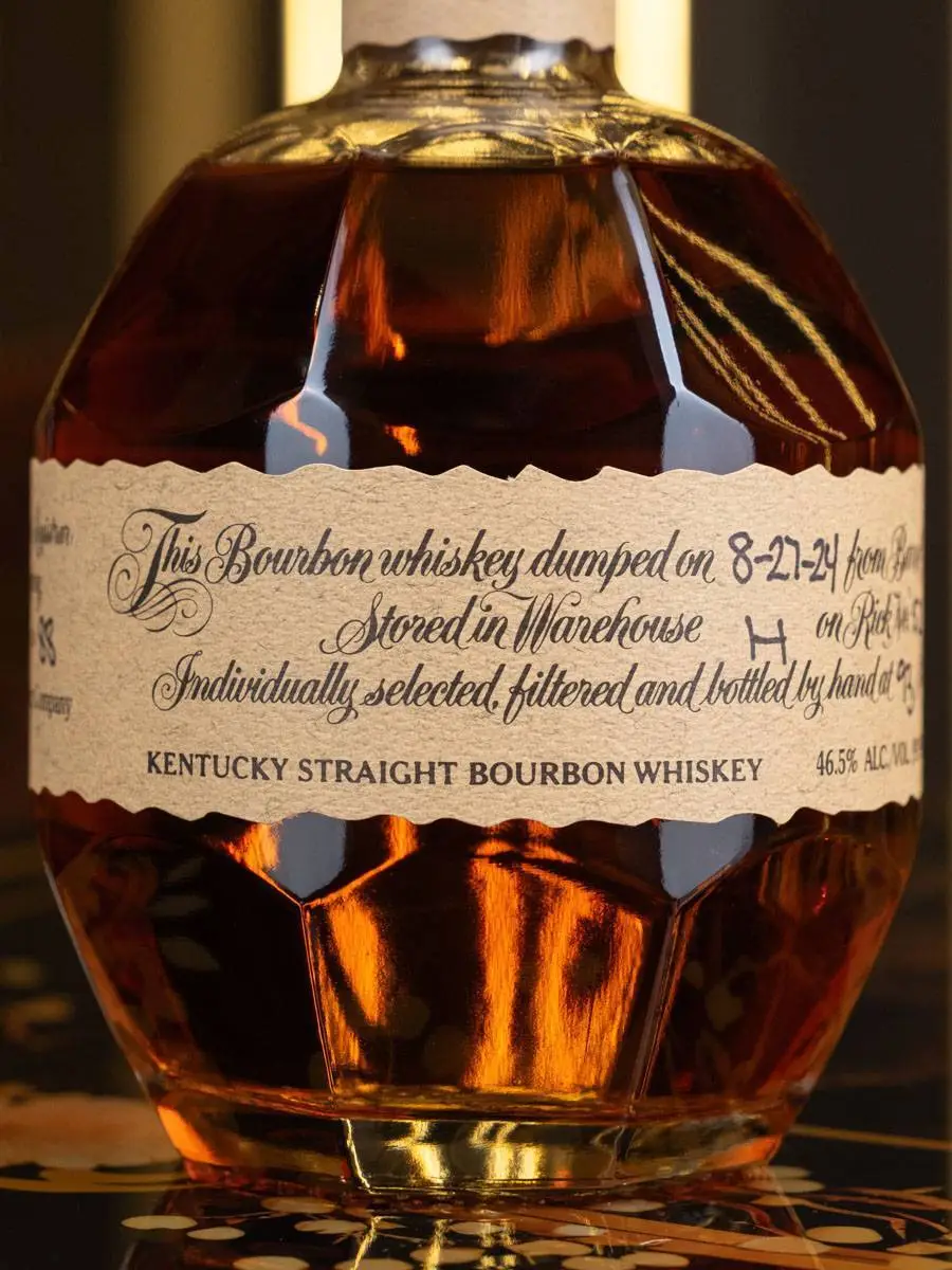 Этикетка  Blantons Original bourbon