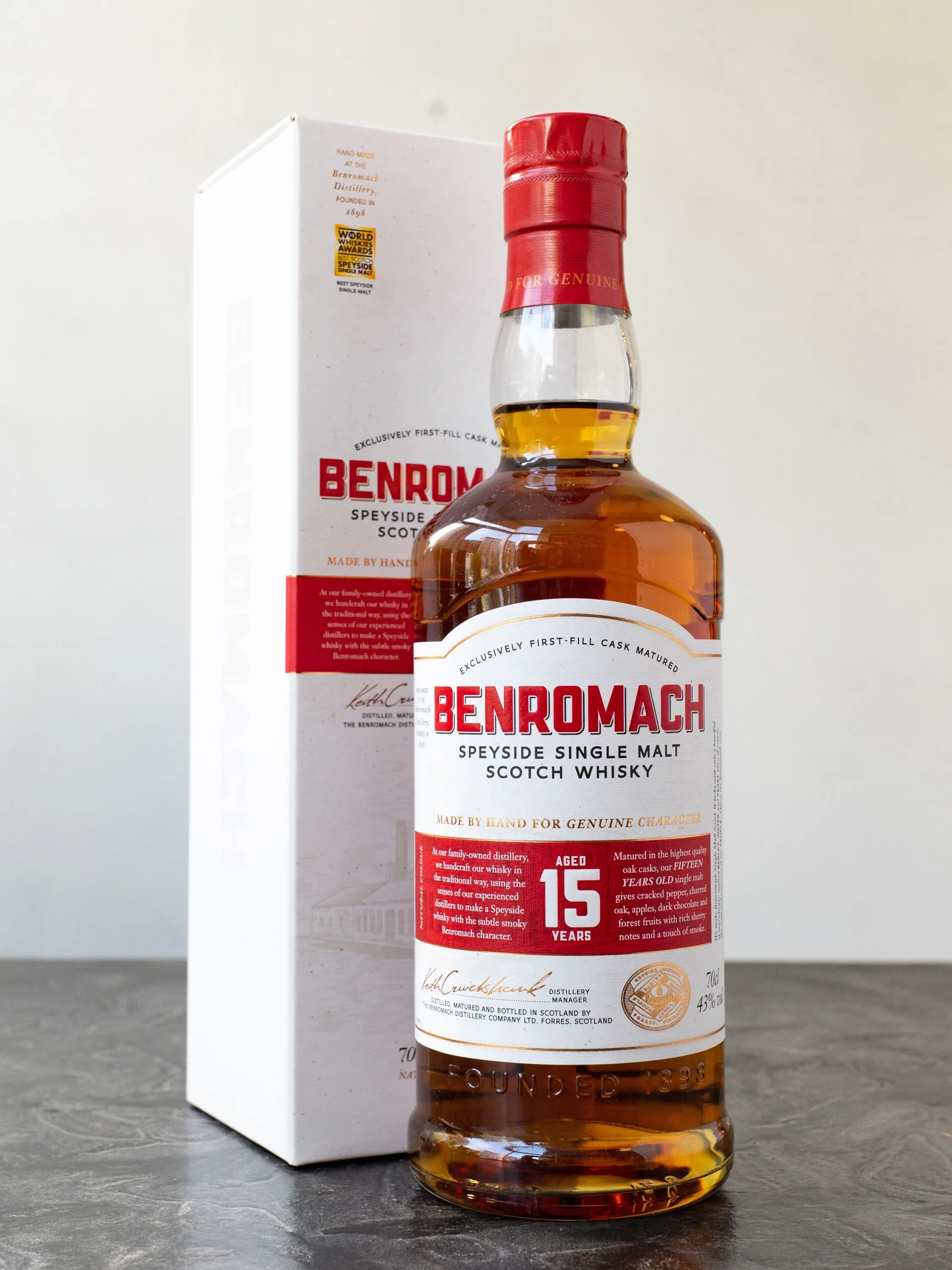 Виски Benromach 15 years old купить в ресторане Остерия - лучшая цена Виски Benromach 15 years old / Бенромах 15 лет