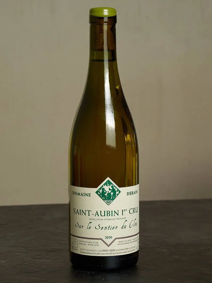 Вино Domaine Derain Saint Aubin Premier Cru Sur le Sentier du Clou 2020 купить в винном ресторане Остерия - лучшая цена Вино Domaine Derain Saint Aubin Premier Cru Sur le Sentier du Clou 2020 / Сент-Обен Премье Крю Домэн Деран Сюр ле Сантье дю Клу