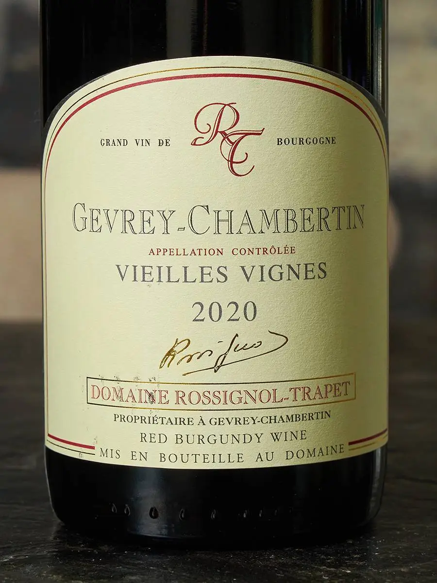 Вино Gevrey Chambertin Domaine Rossignol Trapet Vieilles Vignes 2020 / Жеврэ-Шамбертен Домэн Россиньоль-Трапэ Вьей Винь
