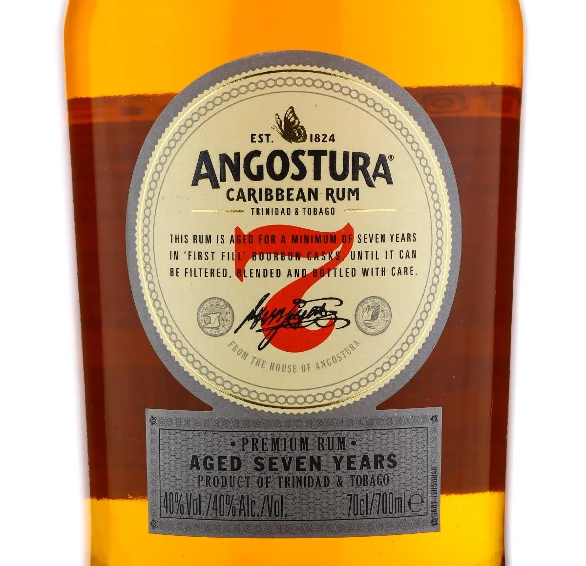 Ром Angostura Aged 7 years лучшая цена в ресторане Остерия Амичи Ром Angostura Aged 7 years / Ангостура 7 лет