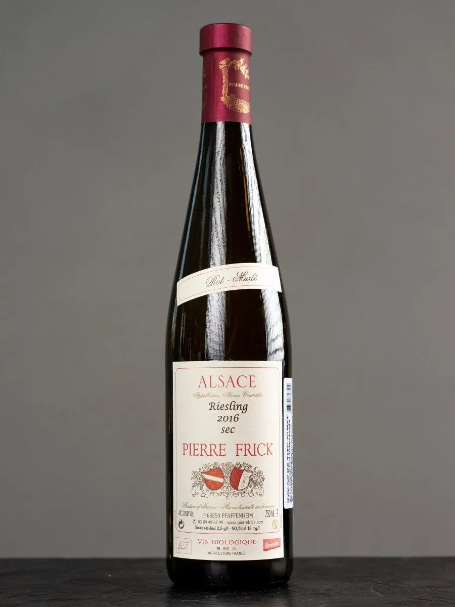 Вино Pierre Frick Riesling Rot-Murle Alsace купить в ресторане Остерия - лучшая цена Вино Pierre Frick Riesling Rot-Murle Alsace / Пьер Фрик Рислинг Рот-Мюрле
