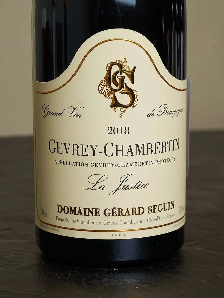 Вино Gеrard Seguin Gevrey-Chambertin Les Crais 2018 купить в винном ресторане Остерия - лучшая цена Вино Gеrard Seguin Gevrey-Chambertin Les Crais 2018 / Жевре-Шамбертен Жерар Сегин Ле Крэ