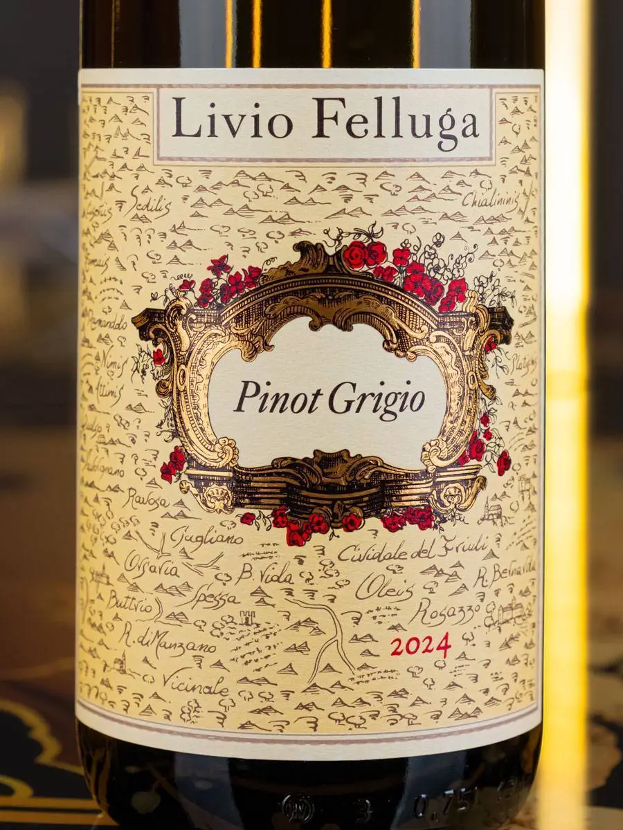 Вино Livio Felluga Pinot Grigio / Пино Гриджио Ливио Феллуга