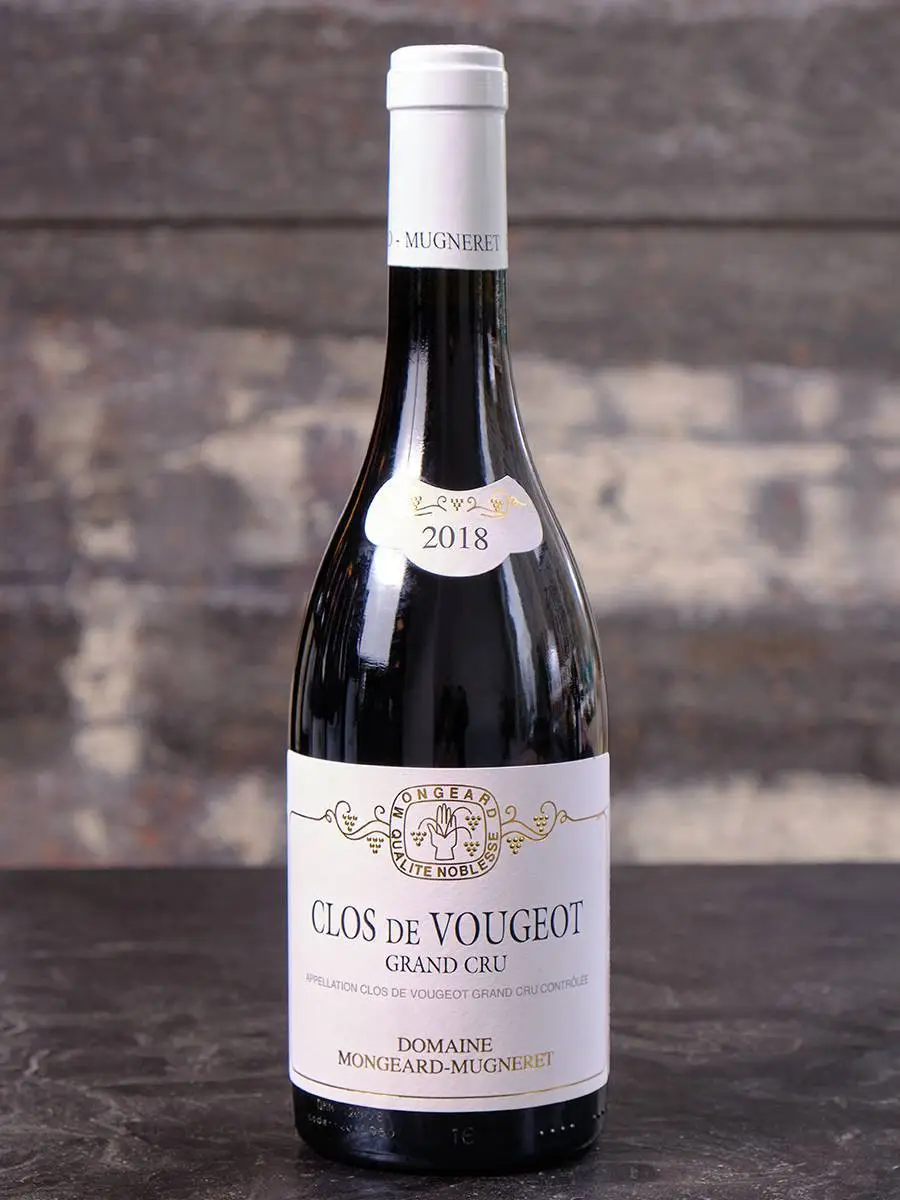 Вино Clos de Vougeot Grand Cru Mugneret 2018 / Монжар-Мюньере Кло де Вужо Гран Крю