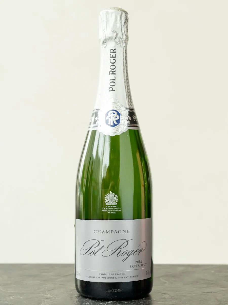 Шампанское Pol Roger Pure Extra Brut купить в винном ресторане Остерия - лучшая цена Шампанское Pol Roger Pure Extra Brut / Поль Роже Пюр