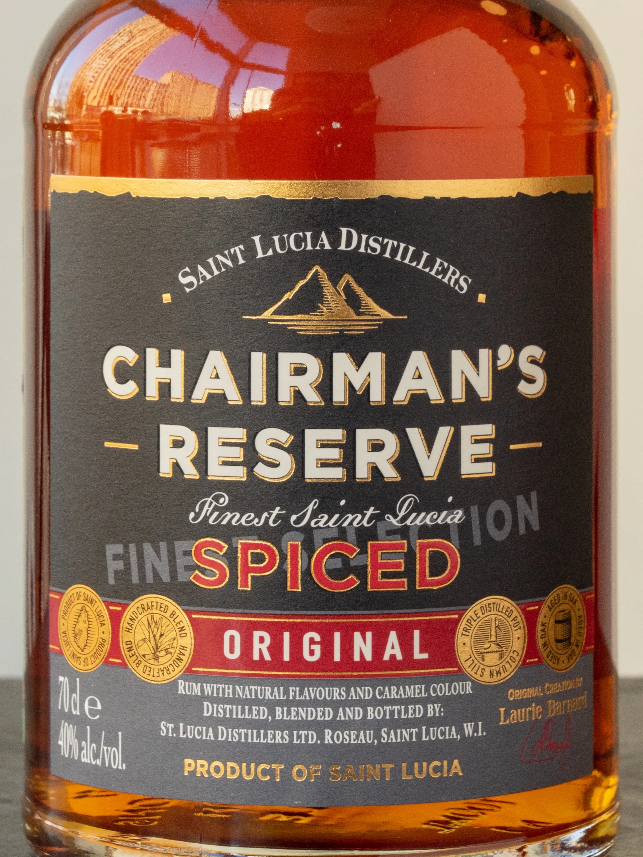 Ром Chairmans Reserve Spiced купить в винном ресторане Остерия Амичи - лучшая цена Ром Chairmans Reserve Spiced / Шерманс Резерв Спайсед