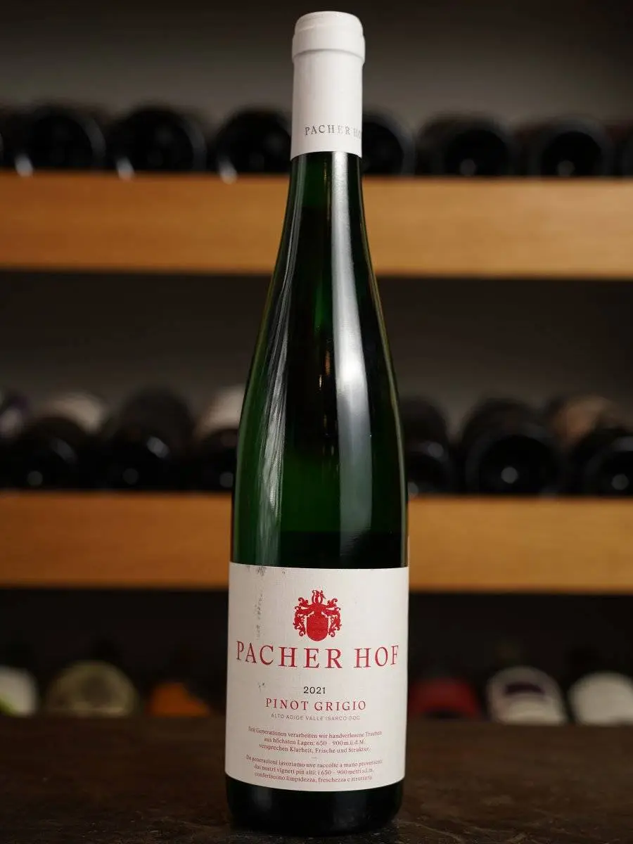 Вино Pacher Hof Pinot Grigio купить в винном ресторане Остерия - лучшая цена Вино Pacher Hof Pinot Grigio / Пино Грижио Пахер Хоф