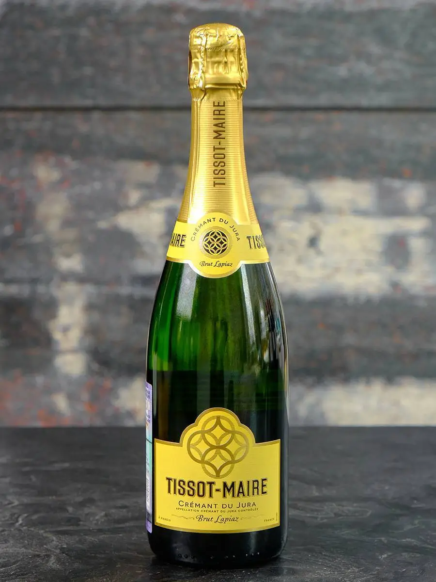 Игристое вино Andre et Mireille Tissot Cremant du Jura Brut Lapiaz 2020 / Тиссо-Мэр Креман дю Жура Брют Лапья