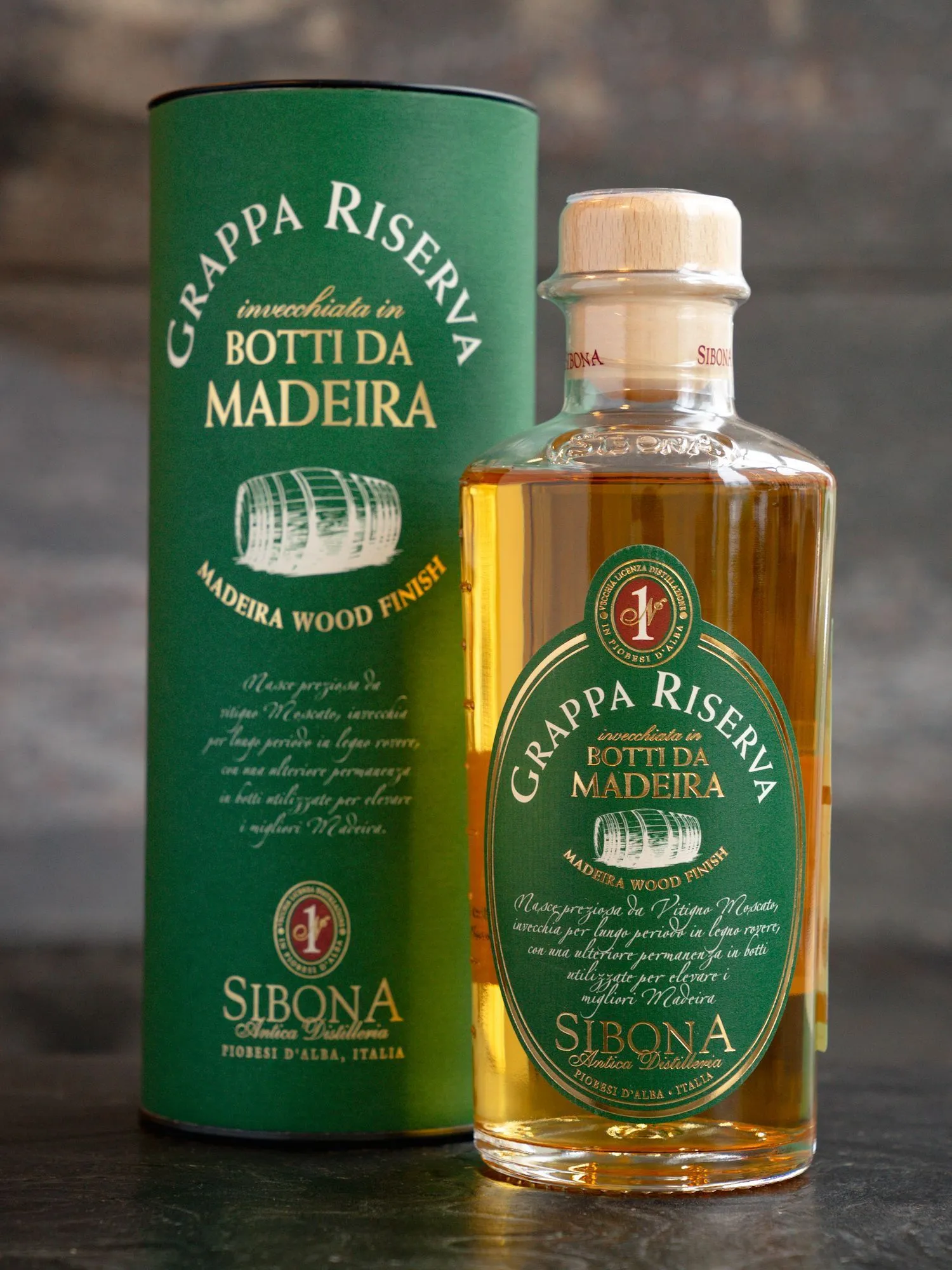 Граппа Sibona Grappa Riserva Madeira Wood Finish купить в ресторане Остерия - лучшая цена Граппа Sibona Grappa Riserva Madeira Wood Finish / Сибона Ризерва Мадейра Вуд Финиш