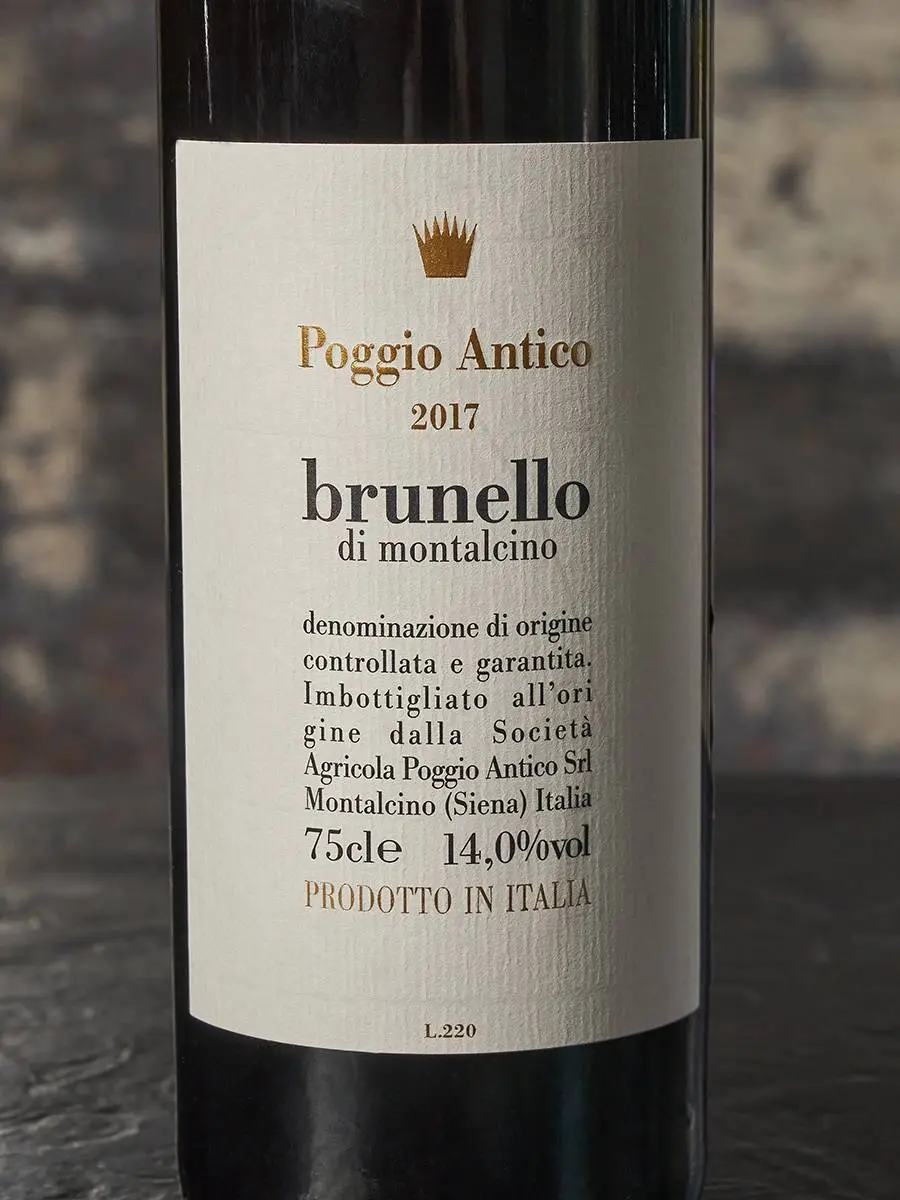Вино Poggio Antico Brunello di Montalcin 2017 / Поджио Антико Брунелло ди Монтальчино