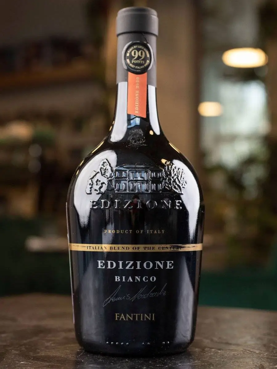 Вино Fantini Edizione Bianco купить в винном ресторане Остерия - лучшая цена Вино Fantini Edizione Bianco / Фантини Эдиционе Бьянко