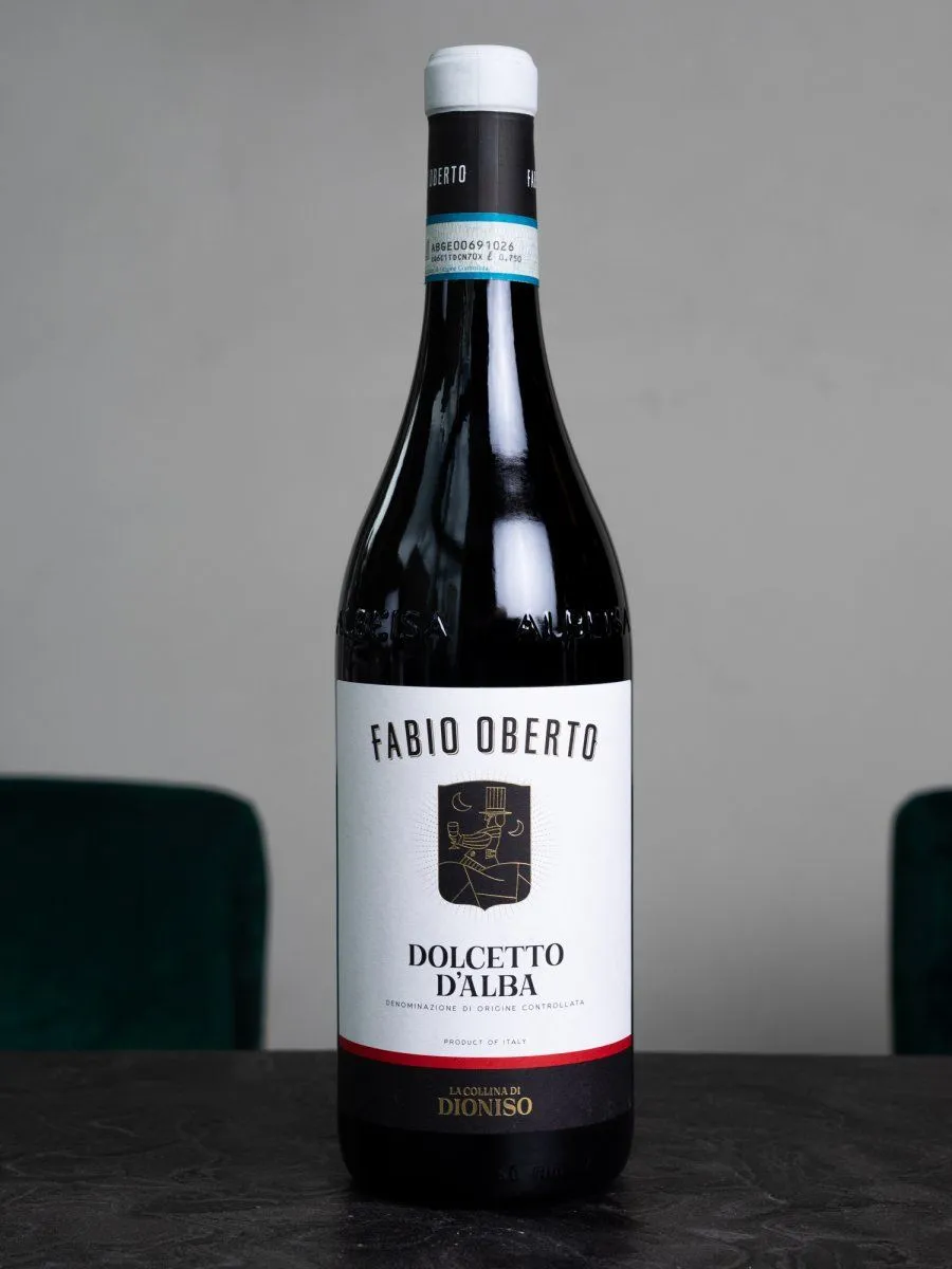 Купить итальянское вино Fabio Oberto Dolcetto D’Alba - лучшая цена в винном ресторане Остерия Amici на Мосфильмовской 88 Вино Fabio Oberto Dolcetto D’Alba / Фабио Оберто Дольчетто Д’Альба