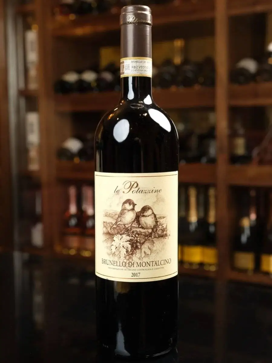 Вино Brunello di Montalcino Le Potazzine 2017 купить в винном ресторане Остерия - лучшая цена Вино Brunello di Montalcino Le Potazzine 2017 / Брунелло ди Монтальчино Потацине