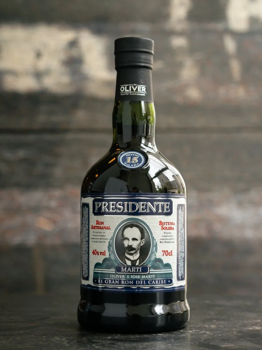 Купить Ром Presidente Marti Oliver 15 years лучшая цена в ресторане Osteria Amici Ром Presidente Marti Oliver 15 years / Президент Марти Оливер 15 лет