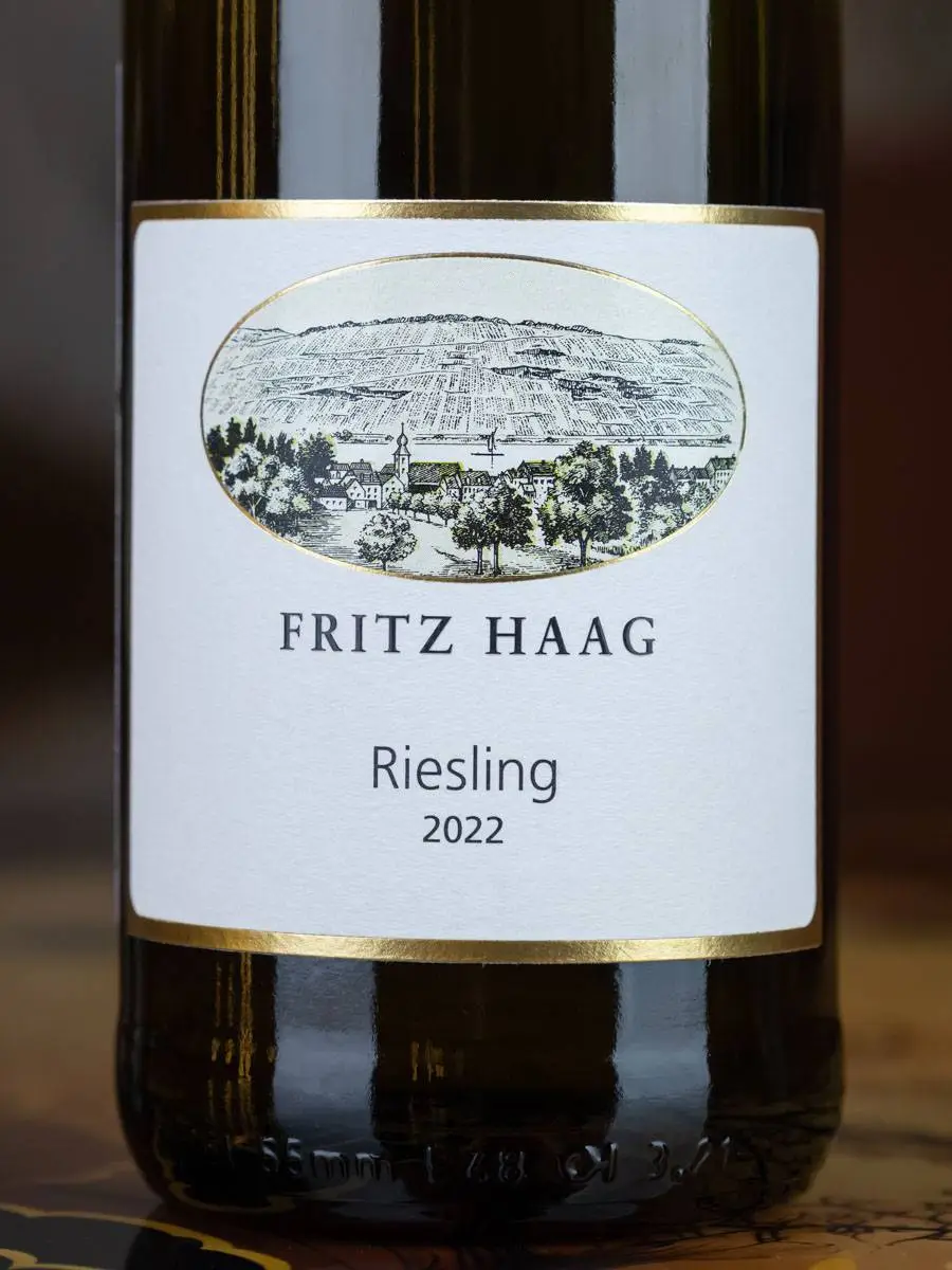 Этикетка  Fritz Haag Riesling Medium-Dry