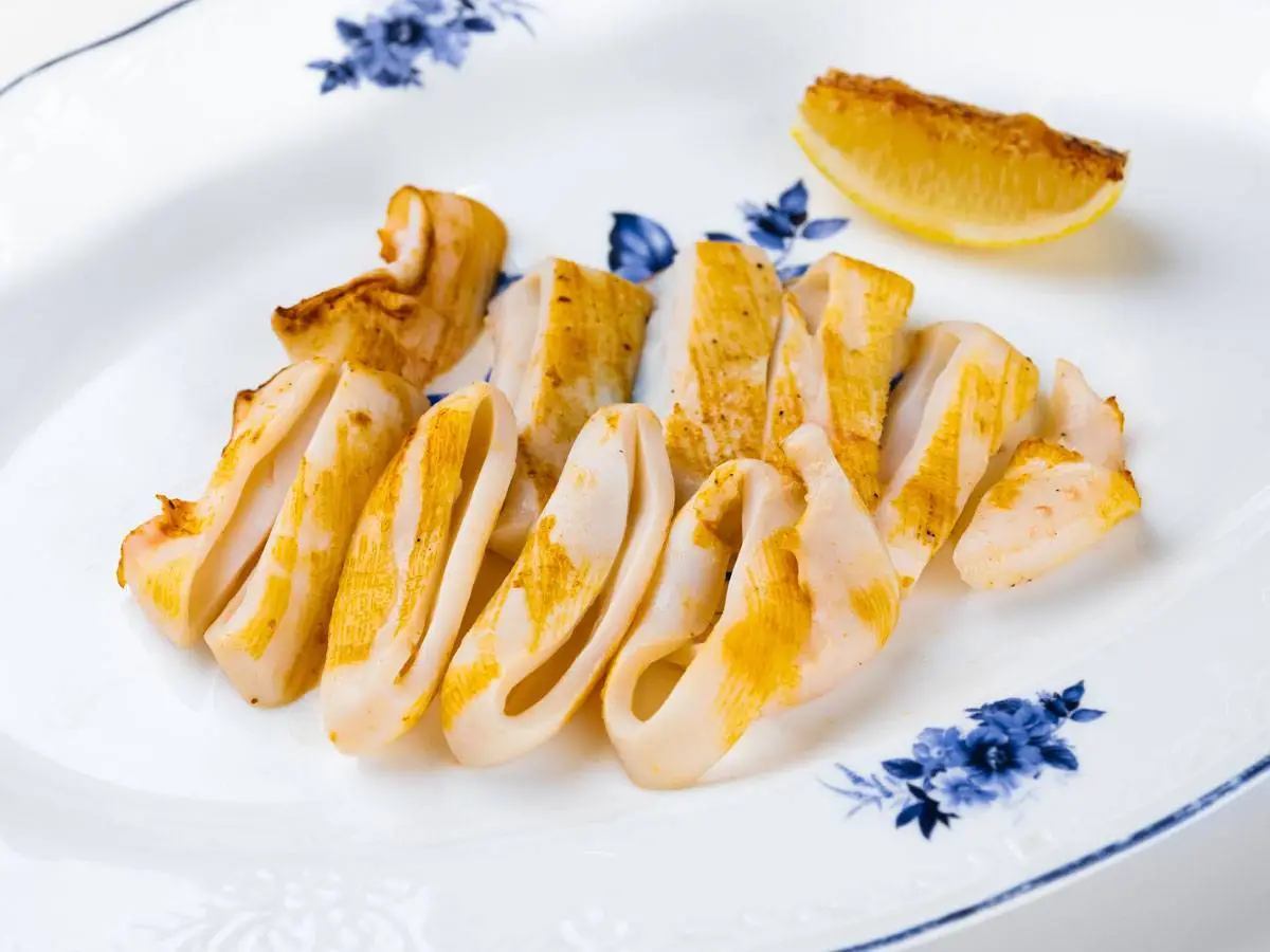 Кальмар на гриле