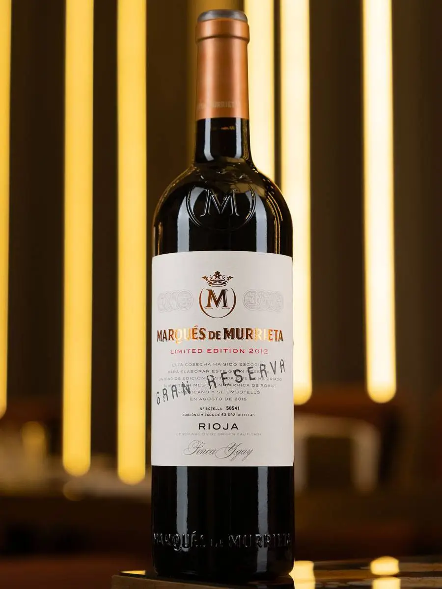 Вино Marques de Murrieta Gran Reserva 2012 / Маркиз де Муррьета Гран Резерва