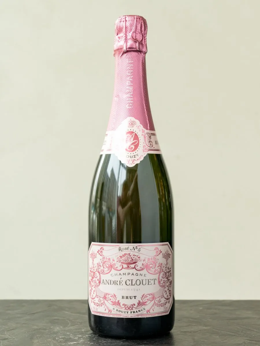 Шампанское Champagne Andre Clouet Rose №5 Brut Champagne купить в винном ресторане Остерия - лучшая цена Шампанское Champagne Andre Clouet Rose №5 Brut Champagne / Шампань Андре Клуэ Розе №5 Брют