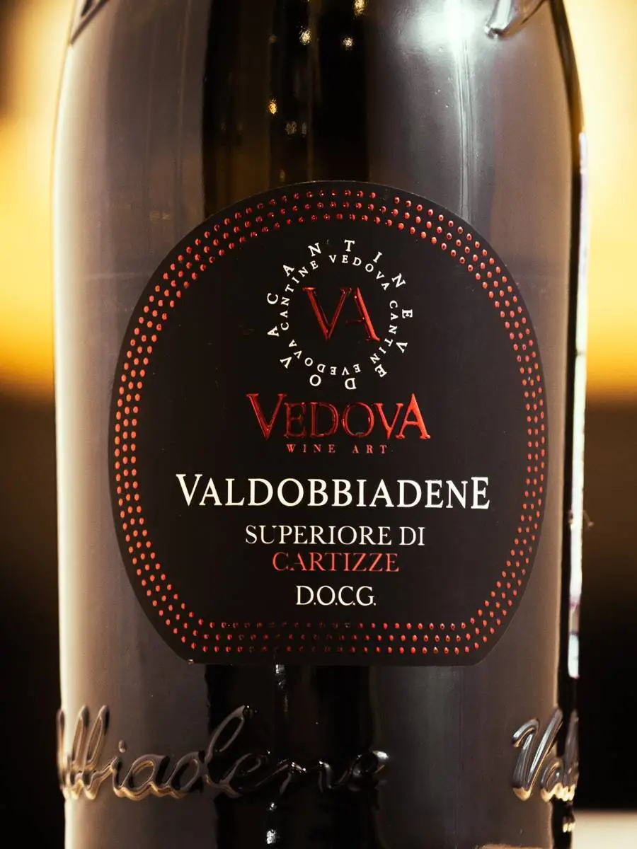 Этикетка Vedova Wine Art  DOCG