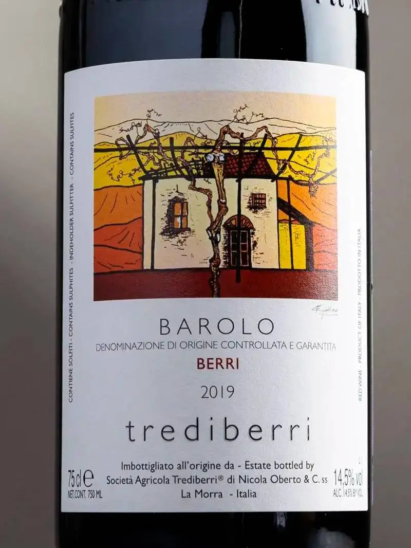 Вино Barolo Berri Trediberri 2019 / Бароло Берри Тредиберри