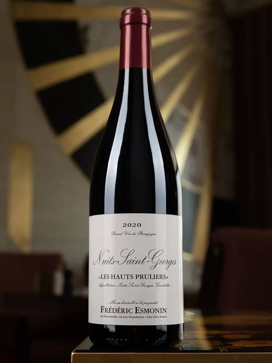 Купить вино Frederic Esmonin Nuits-Saint-Georges Les Hauts Pruliers 2020 в ресторане цена Вино Frederic Esmonin Nuits-Saint-Georges Les Hauts Pruliers 2020 / Нюи-Сен-Жорж Фредерик Эсмонин Ле О Прюлье