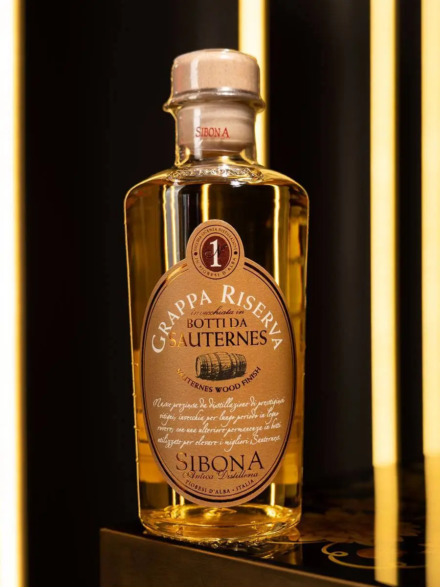Граппа Sibona Riserva Sauternes Wood Finish / Сибона Сотерн Вуд Финиш