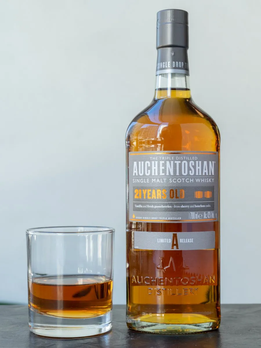 Виски Auchentoshan 21 Years Old купить в винном ресторане Остерия Амичи - лучшая цена Виски Auchentoshan 21 Years Old / Акентошан 21 год