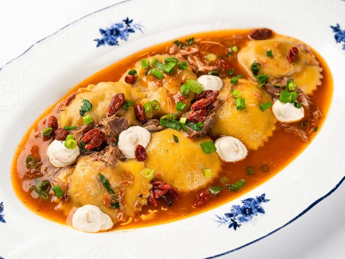 Равиоли с ягнёнком