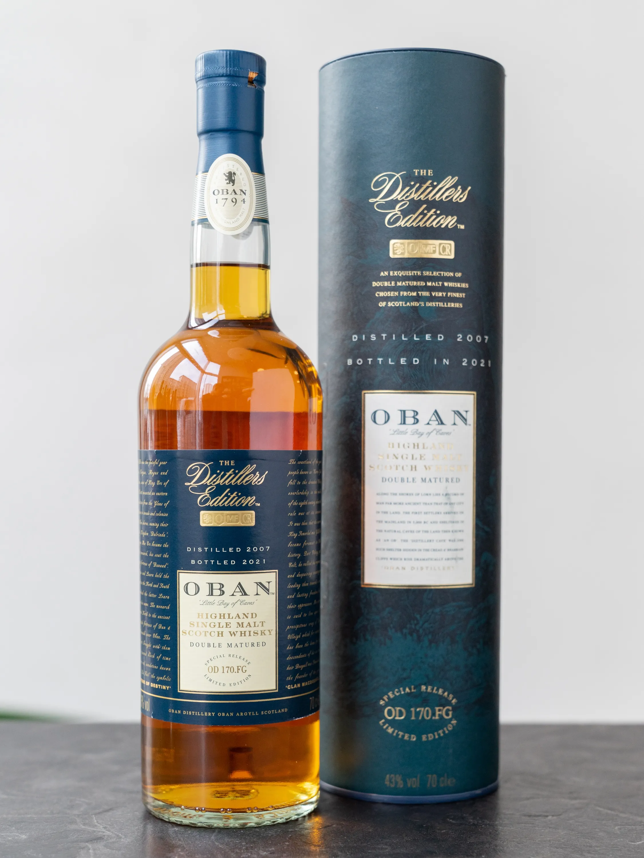 Виски Oban Distillers Edition 2021 купить в ресторане Остерия - лучшая цена Виски Oban Distillers Edition 2021 / Обан Дистилерс Эдишин 2021