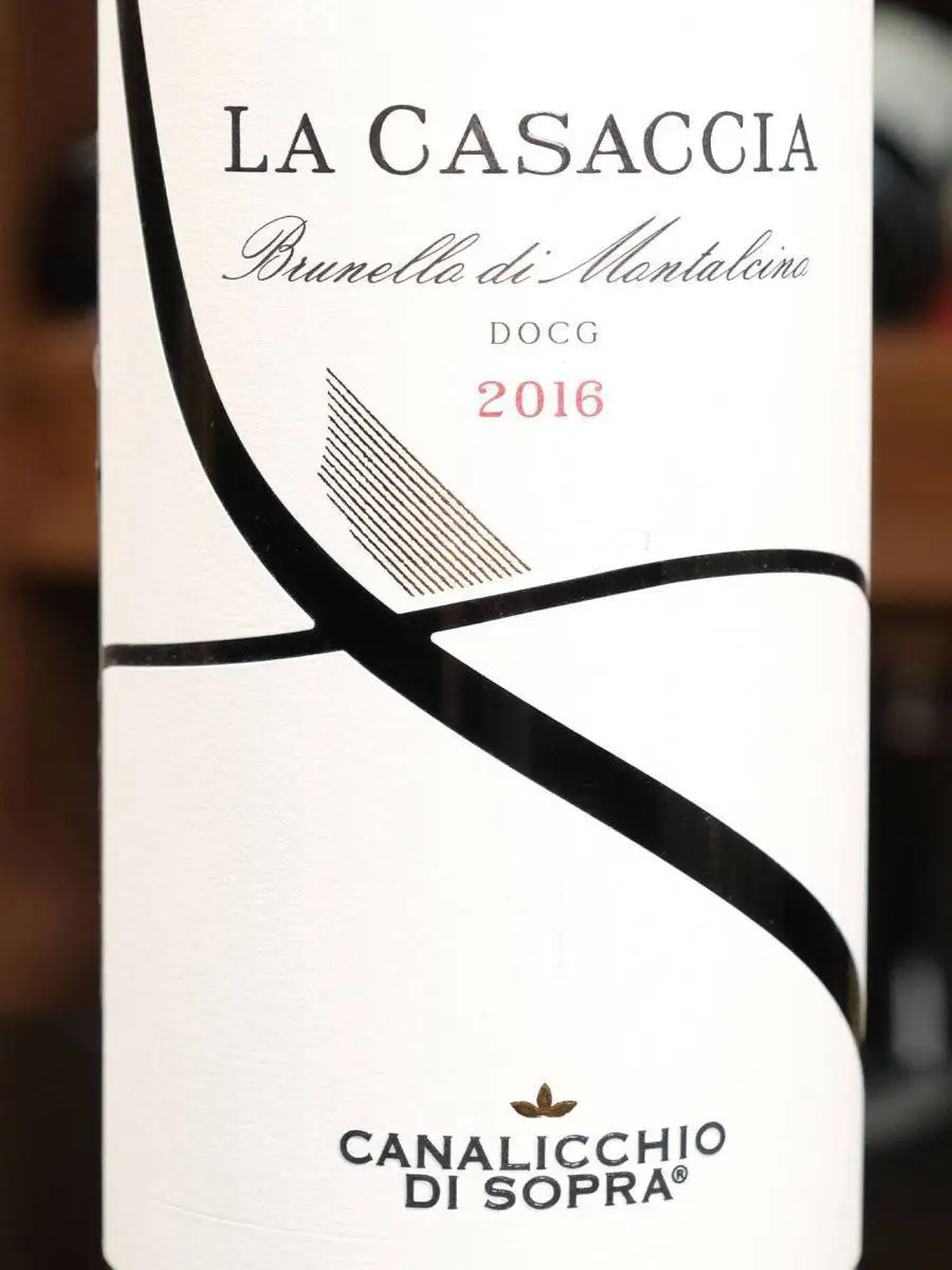 Вино Brunello di Montalcino La Casaccia Canalicchio di Sopra 2016 купить в винном ресторане Остерия - лучшая цена Вино Brunello di Montalcino La Casaccia Canalicchio di Sopra 2016 / Каналиккьо ди Сопра Брунелло ди Монтальчино Ла Казачча 2016