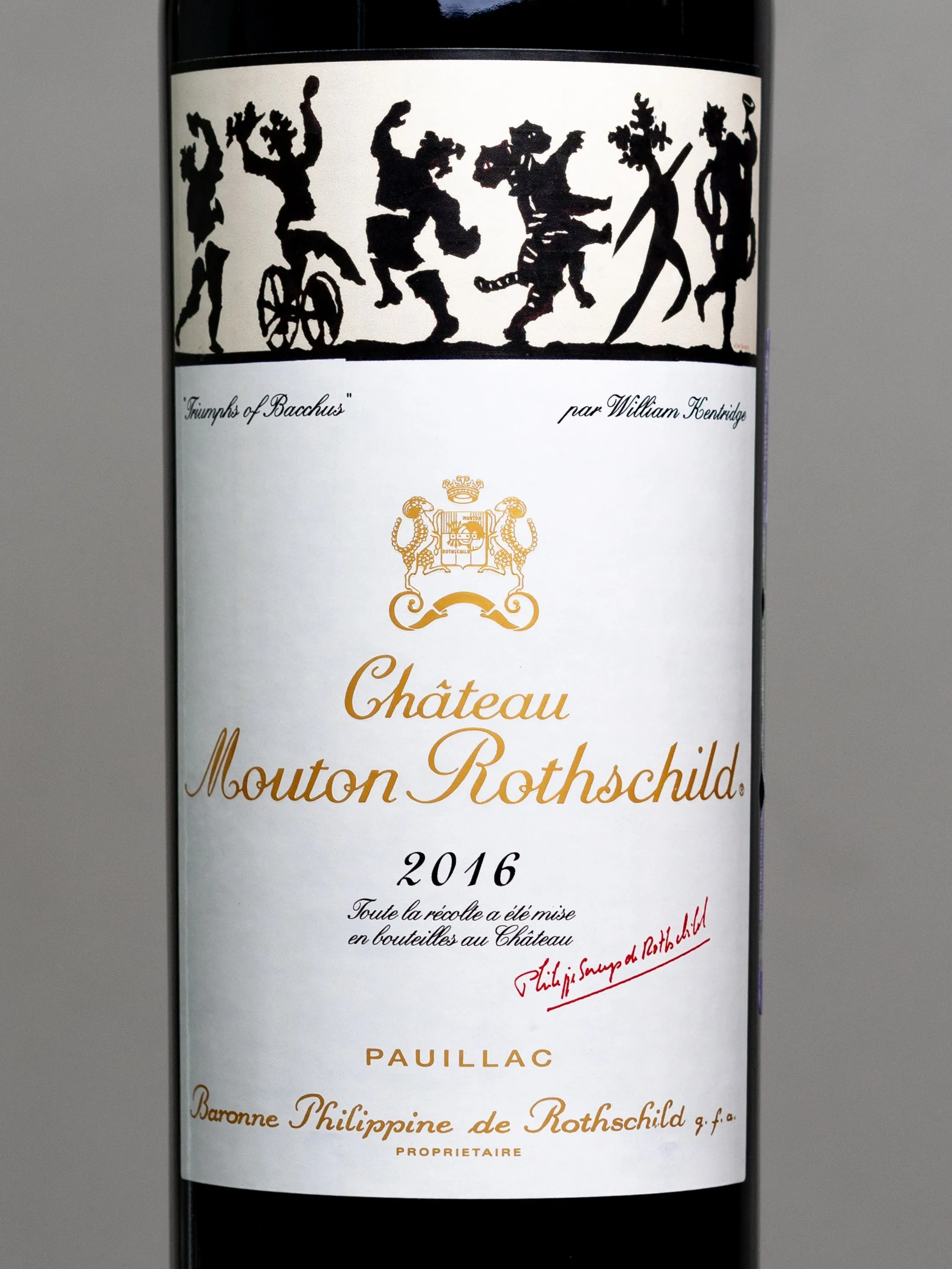 Вино Chateau Mouton Rothschild Pauillac Premier Grand Cru Classe 2016 / Шато Мутон Ротшильд Премье Гран Крю 2016