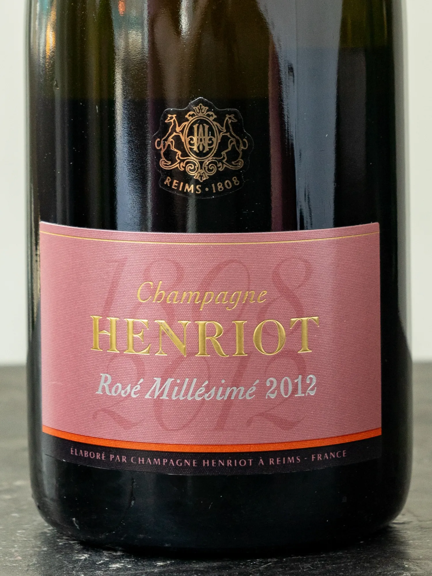 Этикетка Henriot Brut Rose Millesime