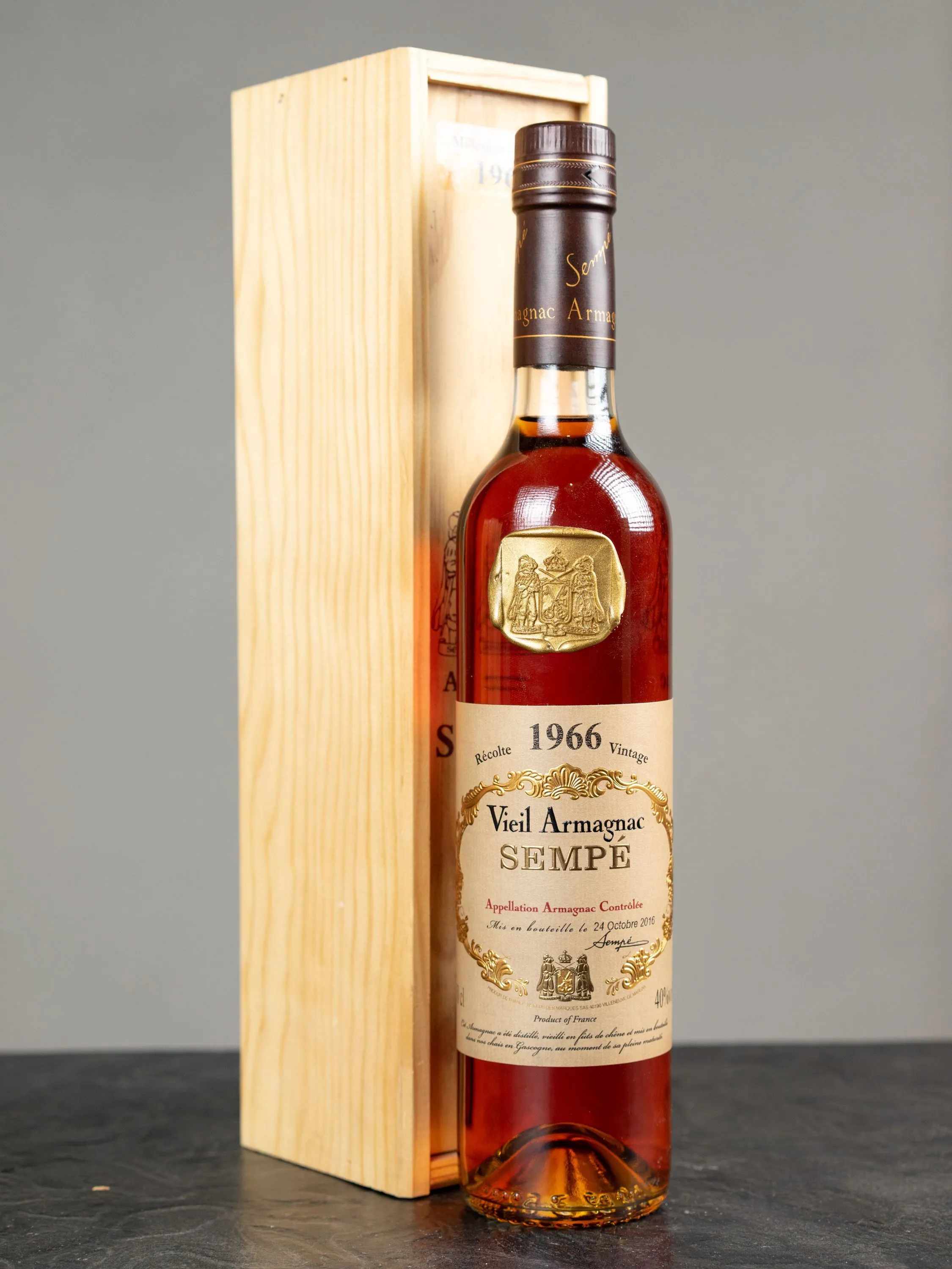 Арманьяк Armagnac Sempe Vieil 1966 купить в ресторане Остерия Амичи - лучшая цена Арманьяк Armagnac Sempe Vieil 1966 / Семпэ Вьей 1966