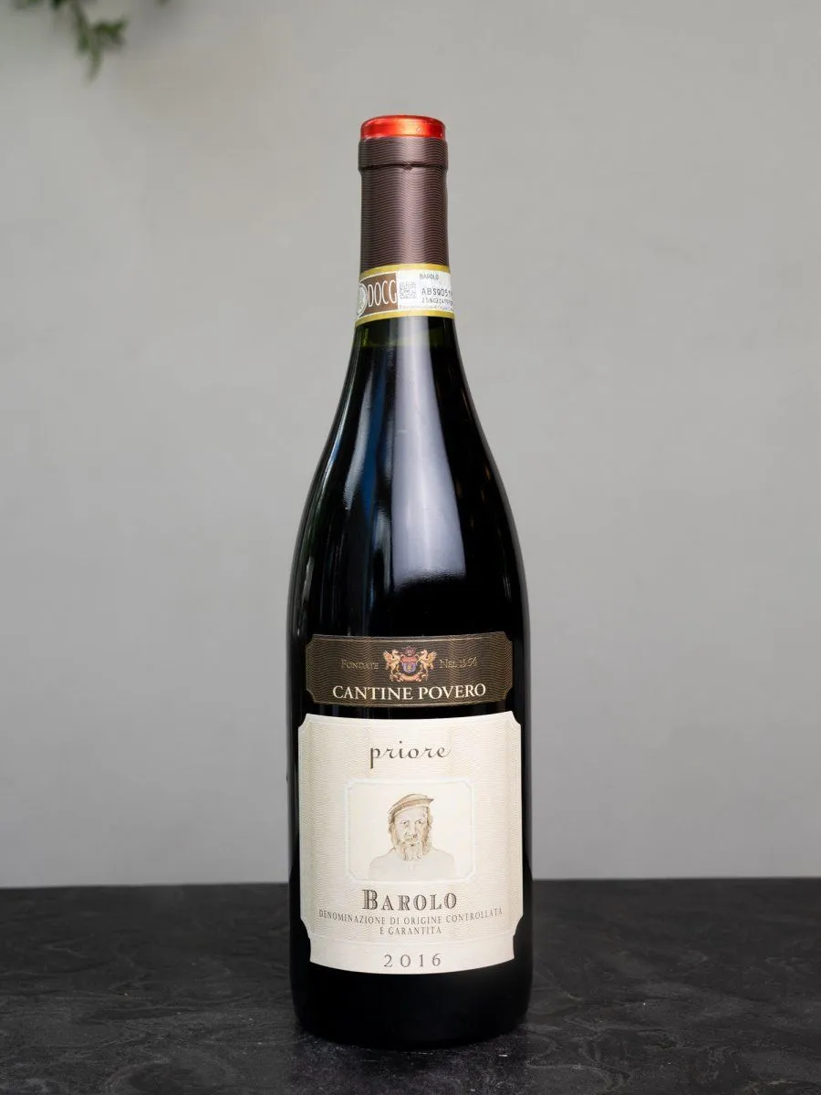 Купить вино Cantine Povero Barolo Priore в винном ресторане Остерия цена Вино Cantine Povero Barolo Priore / Кантине Поверо Бароло Приоре