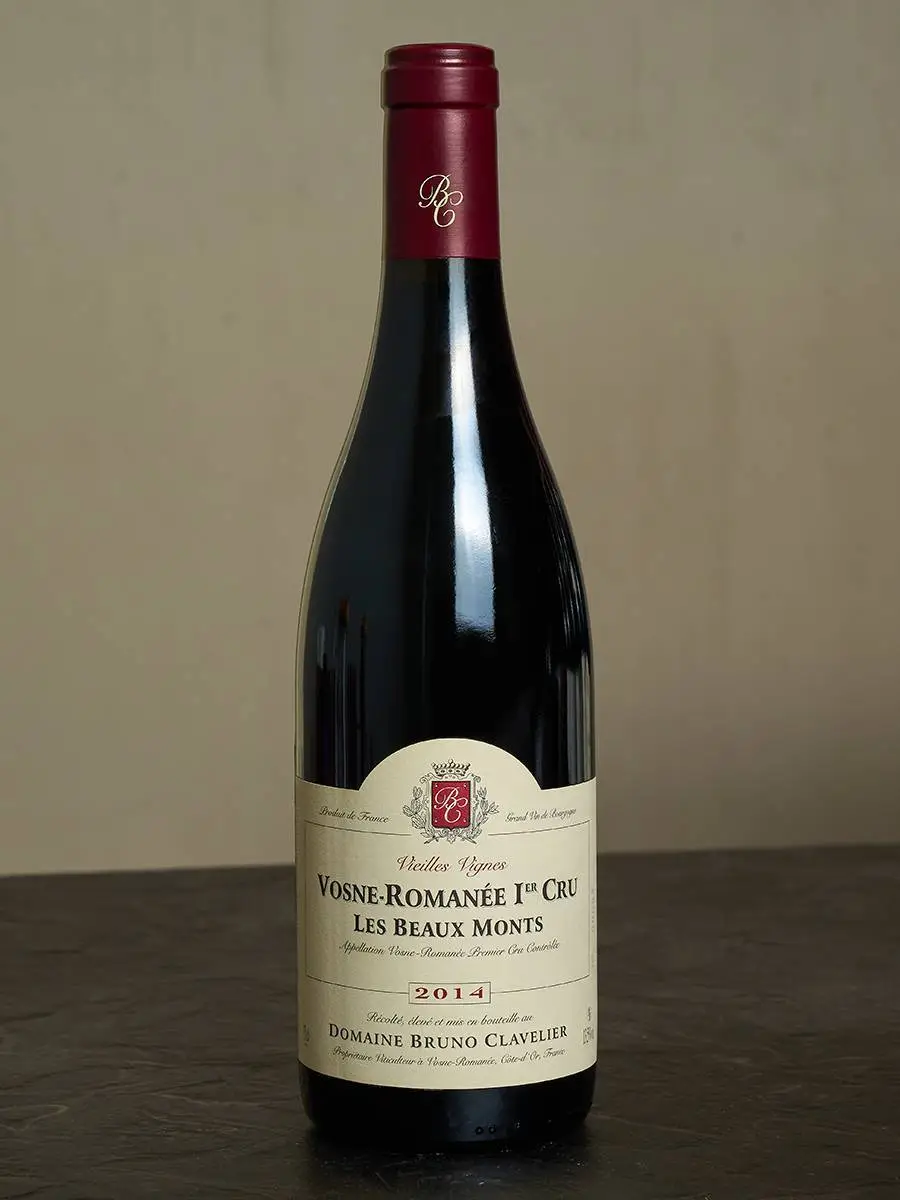 Вино Domaine Bruno Clavelier Vosne-Romanee 1er Cru Les Beaux Monts Vieilles Vignes 2014 / Домен Брюно Клавелье Вон-Романе Премье Крю Ле Бо Мон Вьей Винь