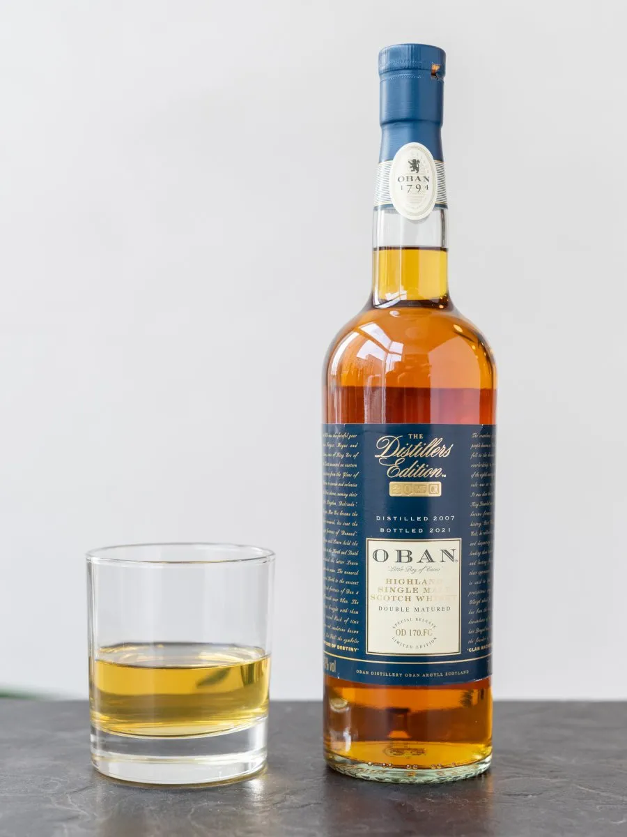 Виски Single malt whiskey Oban Double aging / Оубэн Двойная выдержка