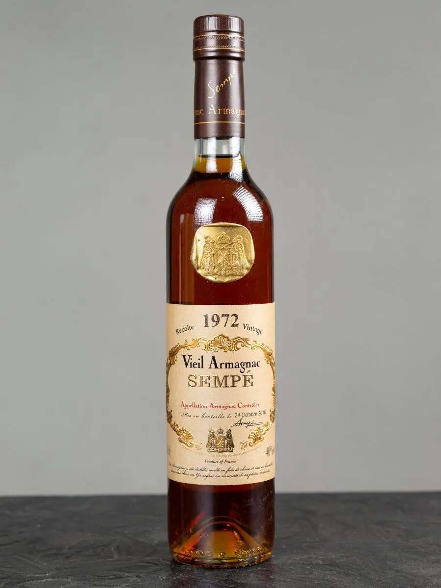 Арманьяк Armagnac Sempe Vieil 1972 / Семпэ Вьей 1972