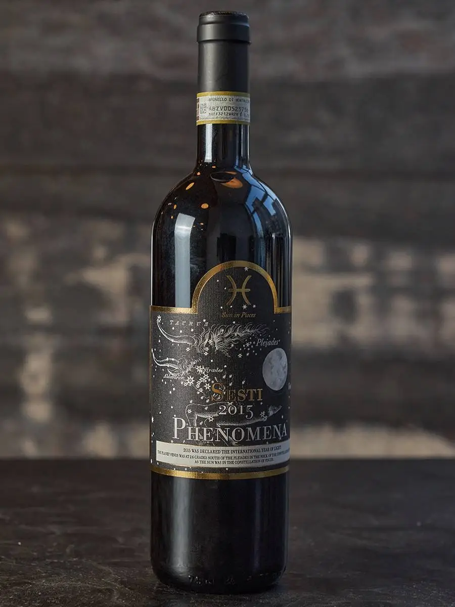 Вино Phenomena Brunello di Montalcino Riserva 2015 / Сести Феномена Брунелло ди Монтальчино Ризерва 2015 