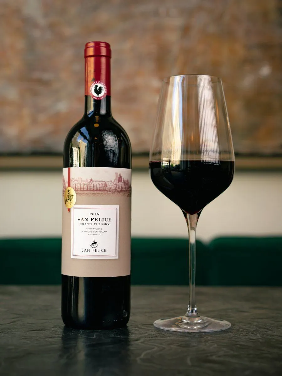 Купить вино Chianti Classico San Felice в винном ресторане Остерия цена Вино Chianti Classico San Felice / Кьянти Классико Сан Феличе