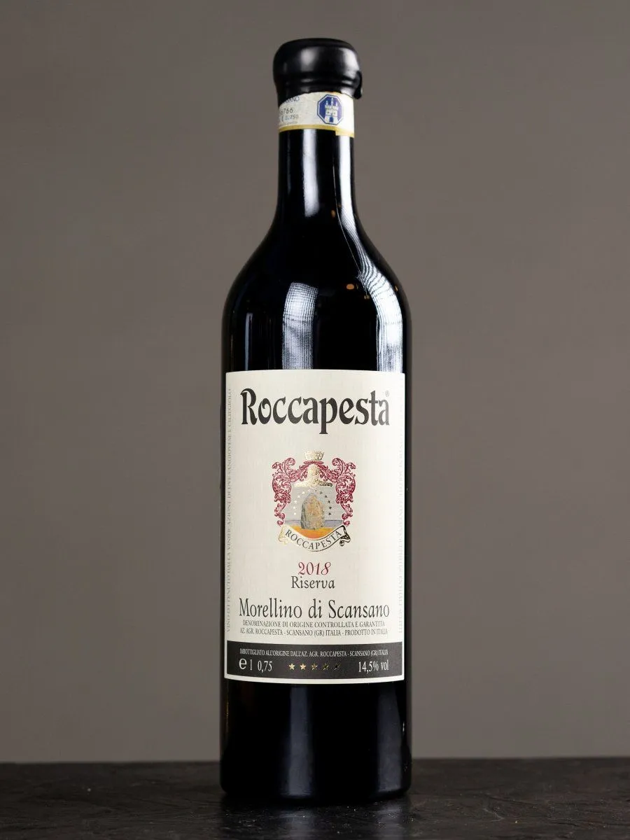 Вино Roccapesta Riserva Morellino di Scansano купить в ресторане Остерия - лучшая цена Вино Roccapesta Riserva Morellino di Scansano / Мореллино ди Скансано Роккапеста Ризерва