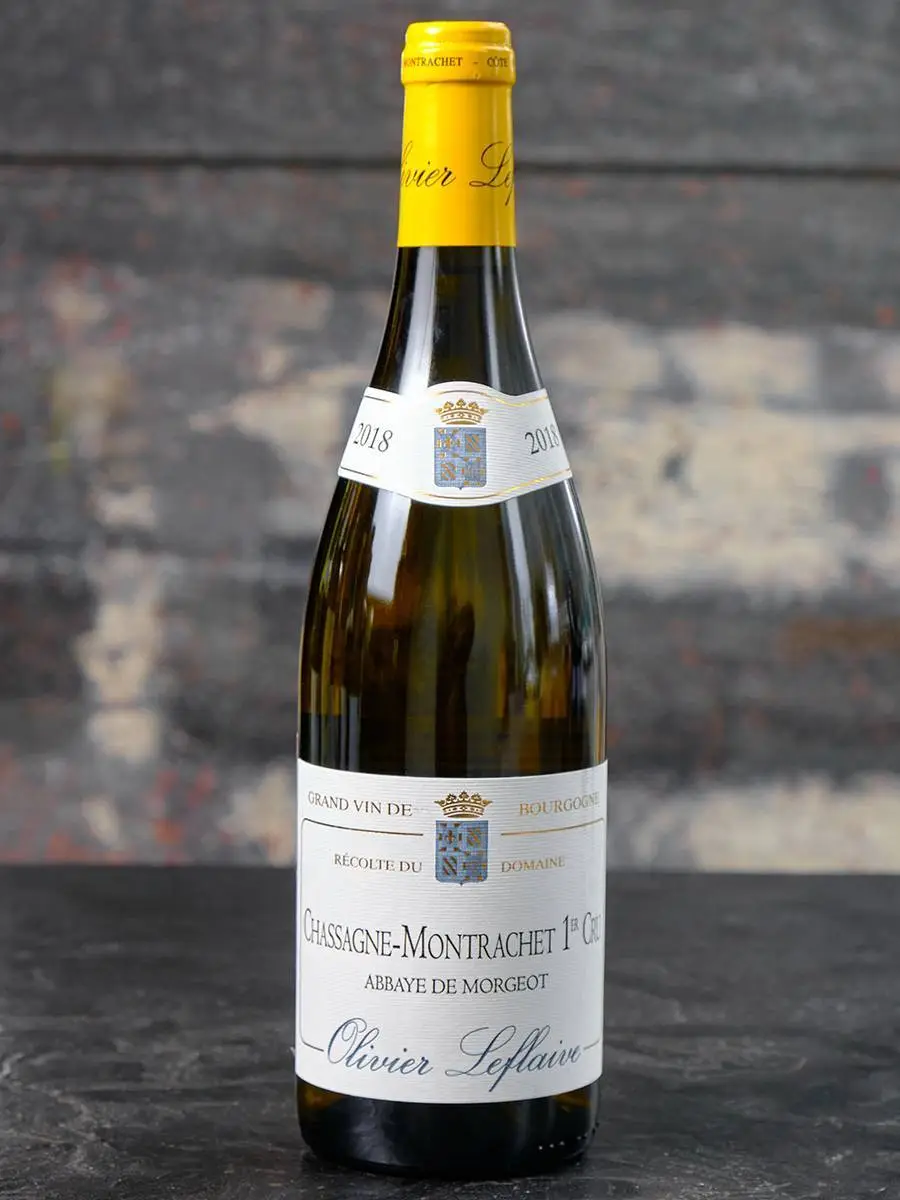 Вино Chassagne-Montrachet Premier Cru Abbey de Morgeot Olivier Leflaive 2018 /  Шассань-Монраше Премье Крю Аббе де Моржо Оливье Лефлев