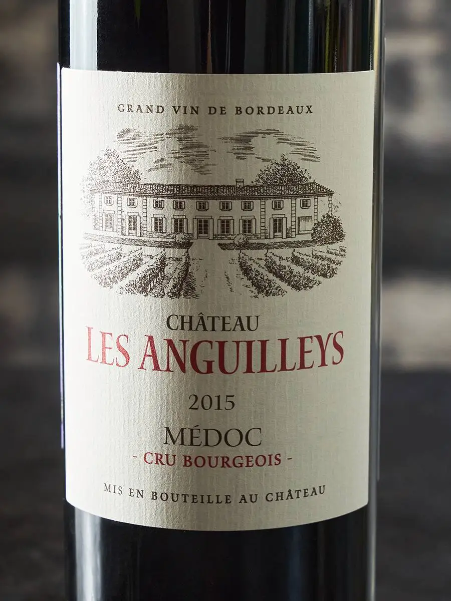 Вино Chateau Les Anguilleys Medoc Cru Bourgeois AOC купить в винном ресторане Остерия - лучшая цена Вино Chateau Les Anguilleys Medoc Cru Bourgeois AOC / Шато Ле Ангийе Медок Крю Буржуа