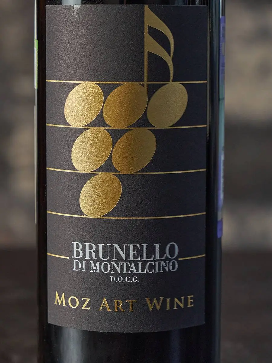 Вино Moz Art Brunello di Montalcino 2017 купить в винном ресторане Остерия - лучшая цена Вино Moz Art Brunello di Montalcino 2017 / Моц Арт Вайн Брунелло ди Монтальчино