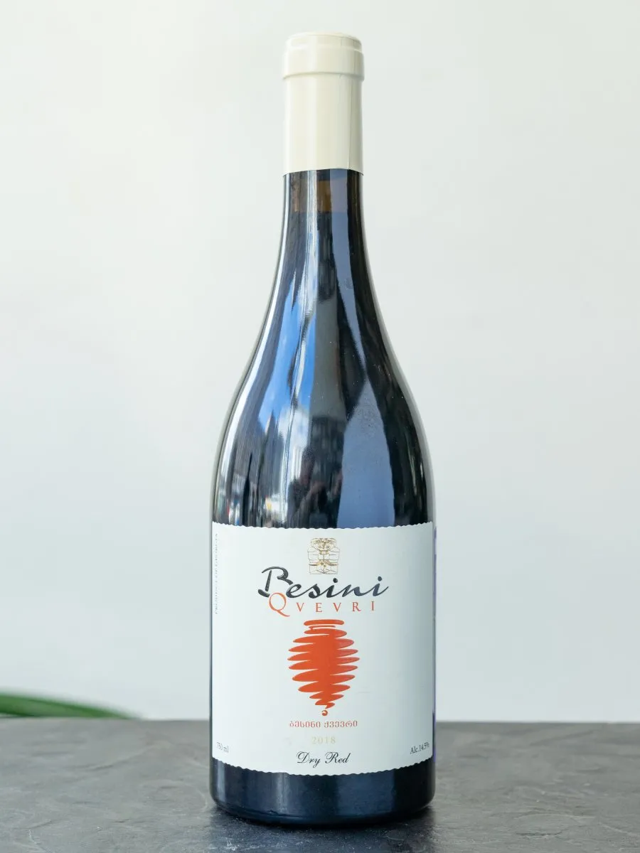 Вино Besini Qvevri Dry Red купить в винном ресторане Остерия - лучшая цена Вино Besini Qvevri Red Dry / Бесини Квеври