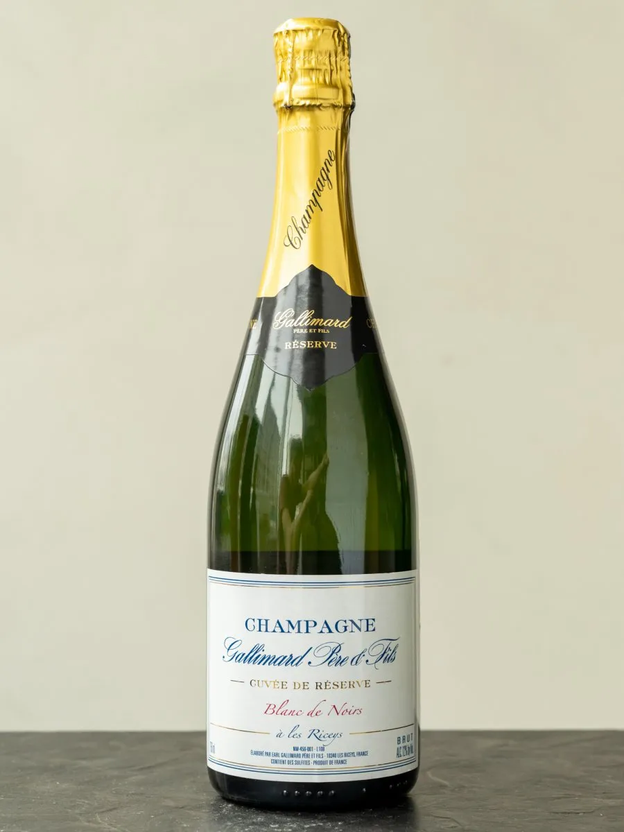 Шампанское Gallimard Pere et Fils Cuvee de Reserve купить в винном ресторане Остерия - лучшая цена Шампанское Gallimard Pere et Fils Cuvee de Reserve / Галлимар Пер э Фис Брют Кюве де Резерв Блан де Нуар