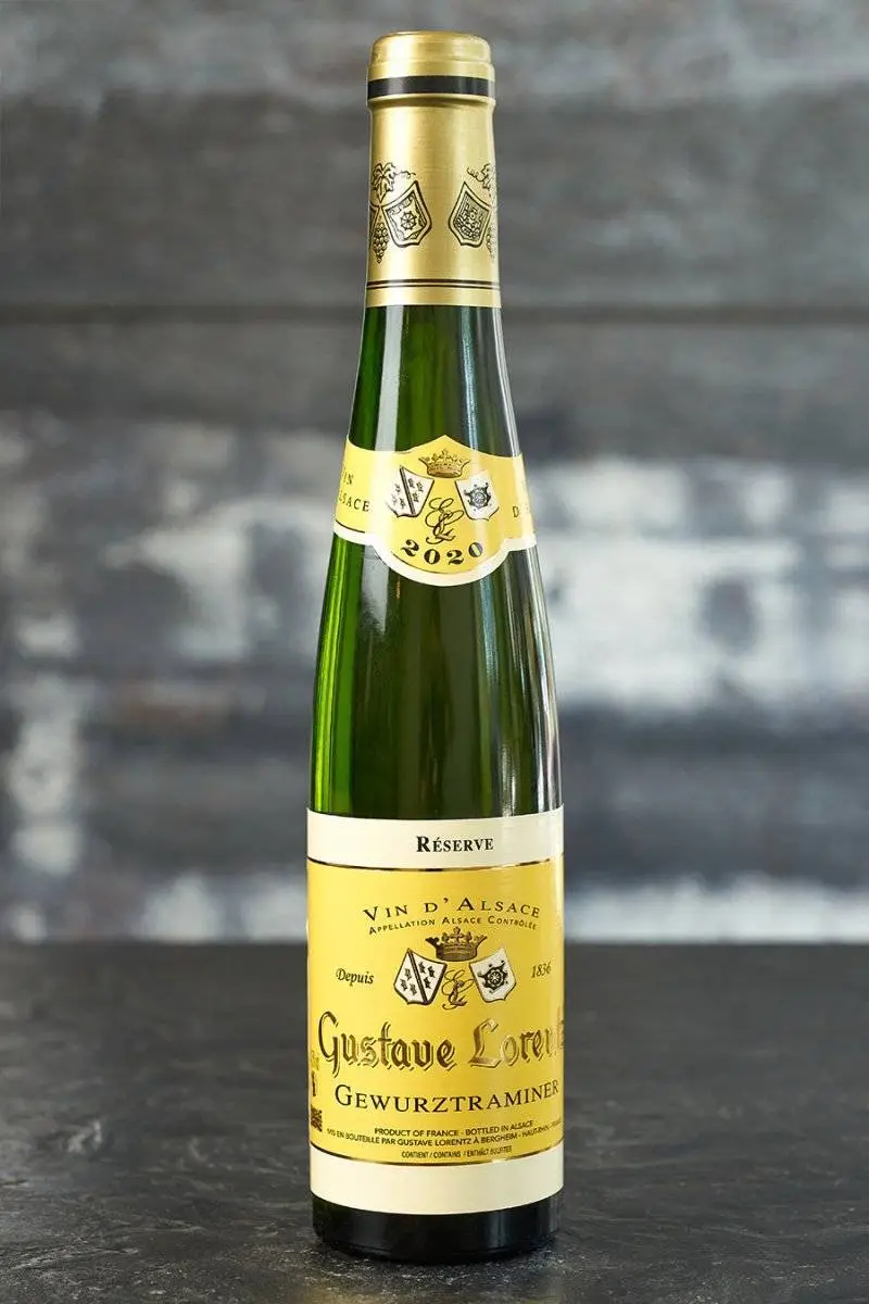 Вино Gustave Lorentz Gewurztraminer Reserve 2020 купить в винном ресторане Остерия - лучшая цена Вино Gustave Lorentz Gewurztraminer Reserve 2020 / Гюстав Лоренц Гевюрцтраминер Резерв
