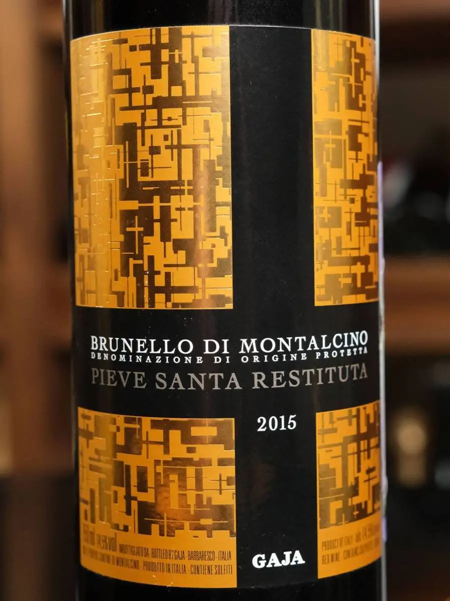 Купить вино Gaja Pieve Santa Restituta Brunello di Montalcino в ресторане Остерия цена Вино Gaja Pieve Santa Restituta Brunello di Montalcino / Гайя Пьев Санта Ресититута Брунелло ди Монтачино