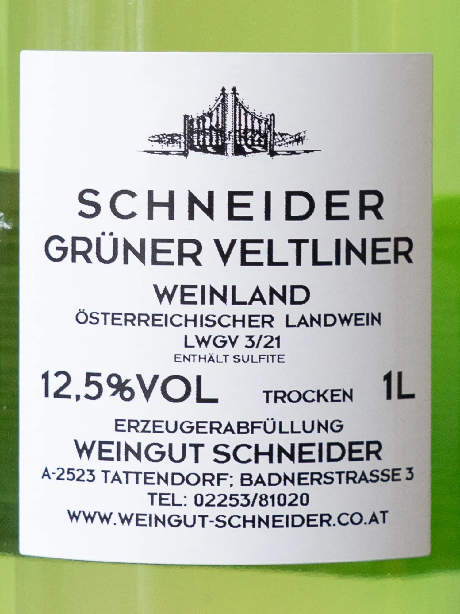 Вино Weingut Schneider Gruner Veltliner / Вайнгут Шнайдер Грюнер Вельтлинер