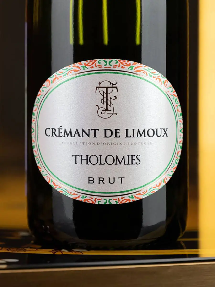 Этикетка Tholomies Brut Cremant de Limoux